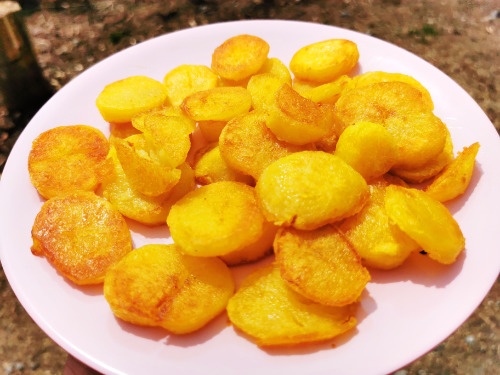 Schmelzkartoffeln fertig, Rezept von Vroni's Vanlife