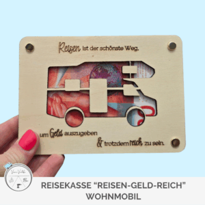 Reise-Kasse "Reisen-Geld-Reich" - Wohnmobil