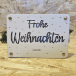 Weihnachten Geld kreativ verpacken mit lasergravierter Holzkarte