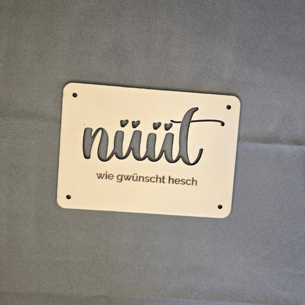 Verpackung Geldgeschenk aus Holz, witzige Alternative zum Briefumschlag